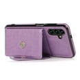 thumbnail image 6 of Nalacover Wallet Case for Samsung Galaxy A13 5G,Luxury PU Leather+Soft TPU Magnetic Clasp Flip Credit Card Slots Kickstand Back Cover with Detachable Crossbody Lanyard Strap.Purple, 6 of 10