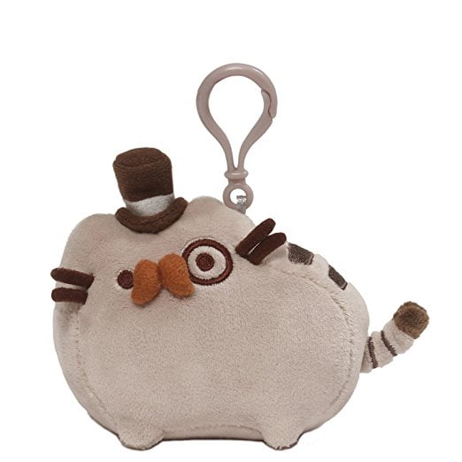 Pusheen with Rainbow 5 Inch Plush Backpack Clip 
