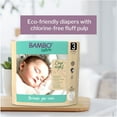 thumbnail image 2 of Bambo Nature Overnight Diapers, Eco-Friendly Disposable Baby Diapers - Size 3, 9-18 lbs, 26 Count, 8 Packs, 208 Total, 2 of 7