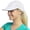 White, variant on Summer Running Hat for Women with Soft Foam Brim & Reflective Trim – Quick Drying Cap with 5 Panel Design