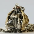 thumbnail image 3 of HOOUN Men's Stainless Steel Devil Angel Necklace Pendant Jewelry Fashion, 3 of 6
