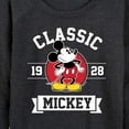 thumbnail image 3 of Mickey & Friends - Mickey Classic 1928 - Women's Lightweight French Terry Long Sleeve Shirt, 3 of 5