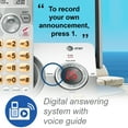 thumbnail image 4 of AT&T 4-Handset Cordless Phone with Unsurpassed Range, Answering System and Call Block, EL52429 (White/Silver), 4 of 9