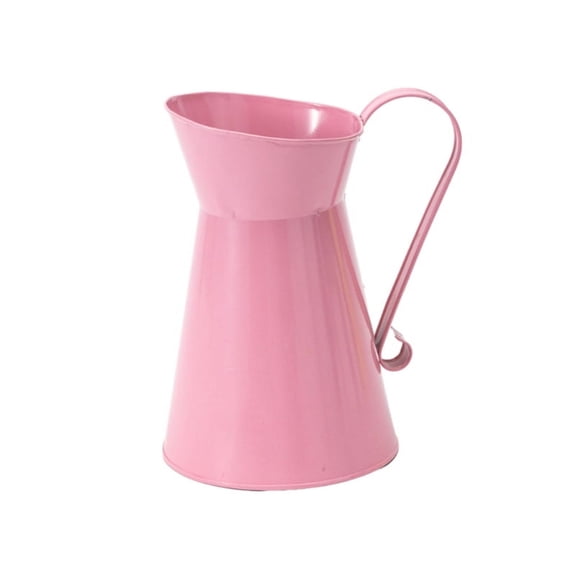 ZPAQI Metal Vases Farmhouse Flower Bucket Vases Home Decorations Wedding Table Decor