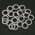 thumbnail image 4 of Lock Washers, Stainless Steel Stainless Steel Lock Washer External Lock Serrated External Toothed Lock Washer Flat Tool Set, 4 of 7