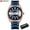 Pink, variant on CURREN Men Watch Stainless Steel Band Luxury Quartz Wristwatches for Male Creative Design Golden Clock with Luminous