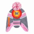 thumbnail image 2 of Porte-chaleur - Ensemble Bonnet à Pompons et Mitaines d'Hiver pour Filles, 2 of 2