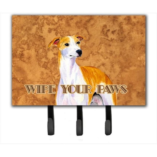 Carolines Treasures LH9449TH68 6 x 9 In. Whippet Wipe your Paws Leash or Key Holder