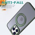 thumbnail image 2 of Allytechgroup Magnetic Compatible with iPhone 16 Pro Max Case, 360° Rotatable Ring Holder Stand Military-Grade Drop Protection Case For iPhone 16 Pro Max, Green, 2 of 6