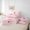 Pink J, variant on Erosebridal A Personalized Initial Girl Twin Bedding Sets 7-Piece,Teens Floral Rose Flowers Bedding Comforter Set,Pink Reversible