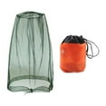 thumbnail image 1 of koolsoo Filet Facial en Maille avec Sac de Transport Filet de Protection de Tête pour Escalade Randonnée Pêche Vert P, 1 of 9