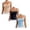 BU1 & Black & Beige, variant on CHENge 3 Pack Basic Tank Tops for Women Ribbed Classic Plain Color Summer Spaghetti Strap Loose Fit Scoop Neck High Strechy Sleeveless Womens Camisole Ruched Tee Shirts Basic Outfits Clothes