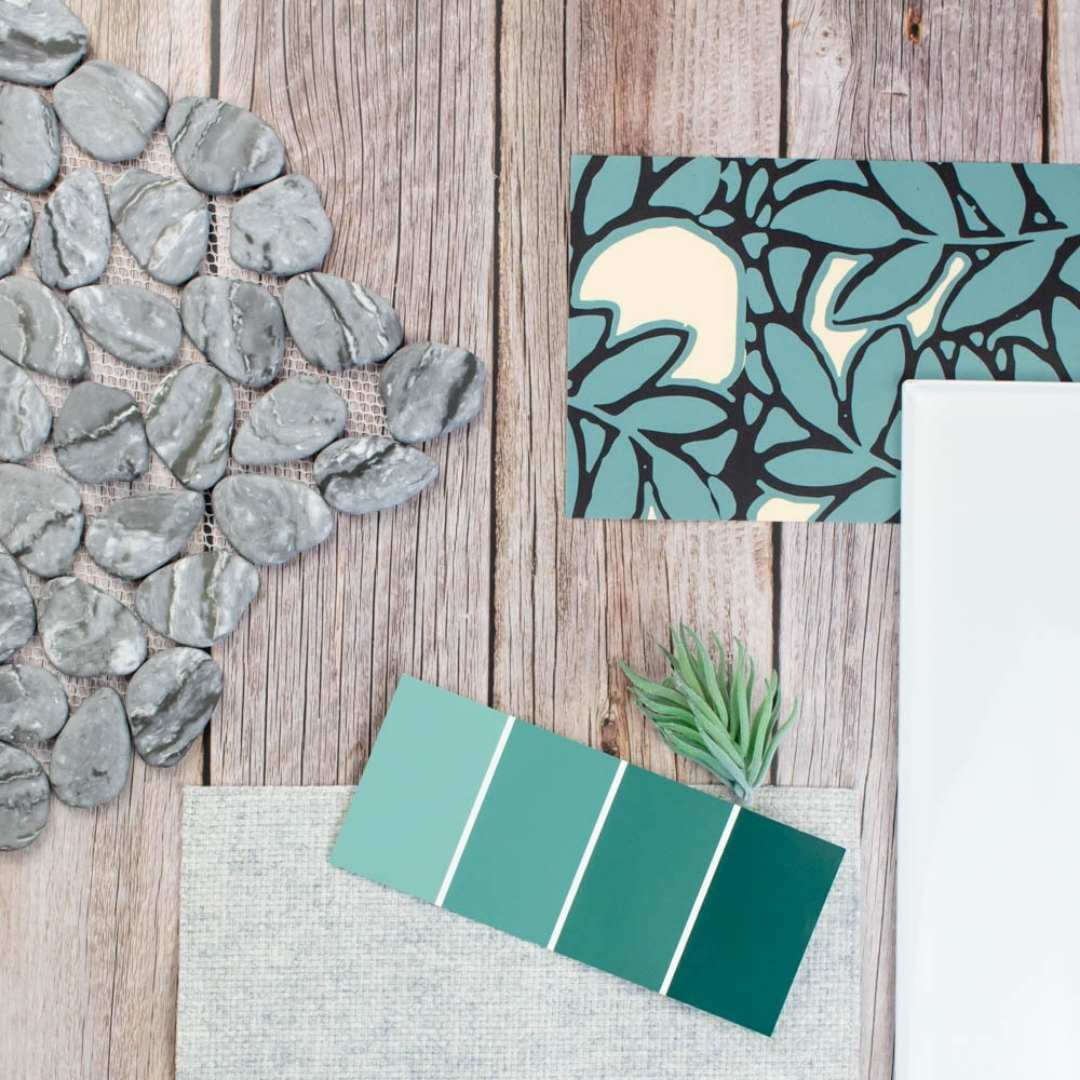 The Tile Life Recycled Cenote Pebble 13" x 13" Smoke Matte Glass Mosaic Floor and Wall Tile Case of 14