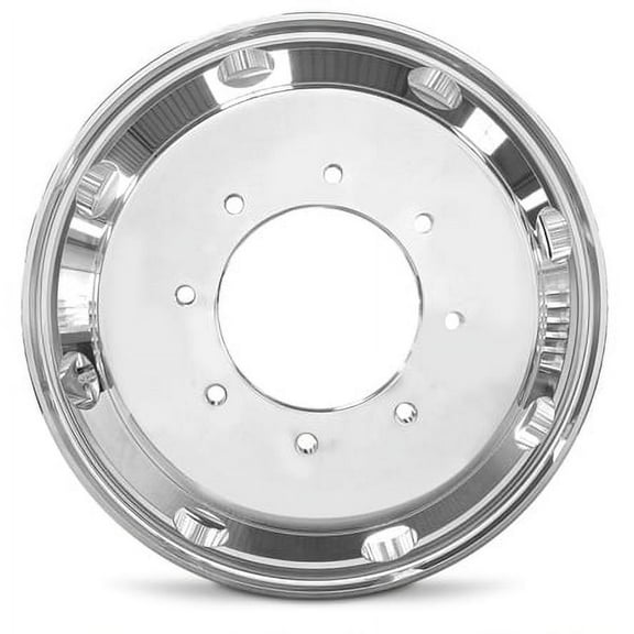 For 2000-2003 Ford F550SD 19.5 Inch Polished Silver Rim - OE Direct Replacement - Road Ready Car Wheel