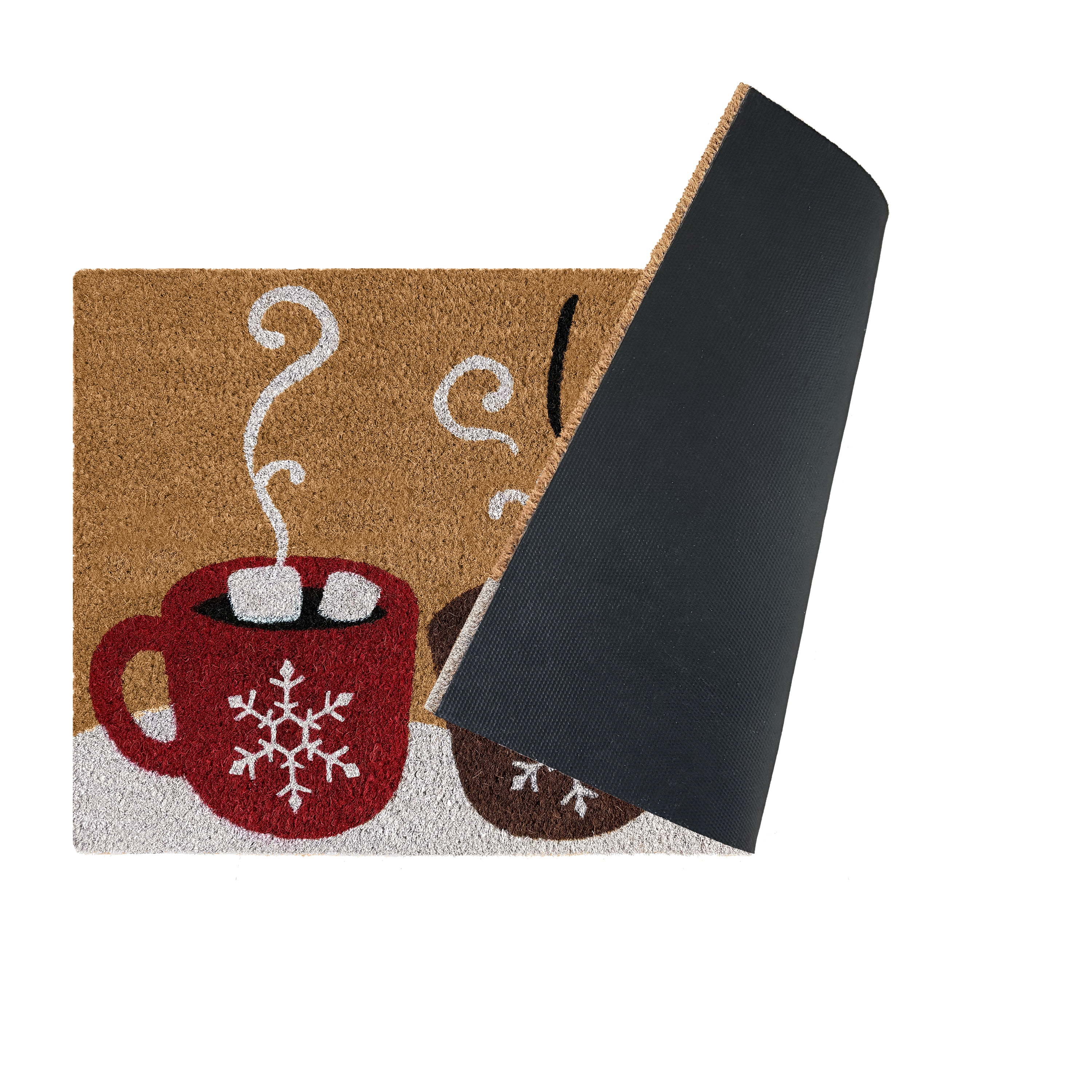 Achim Printed Coir Holiday Doormat 18" x 30" - Warm and Cozy