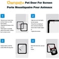 thumbnail image 3 of Pet Lockable Sturdy Screen Door For Dogs Cats, Inside 12x14x0.4 Inch, 3 of 5