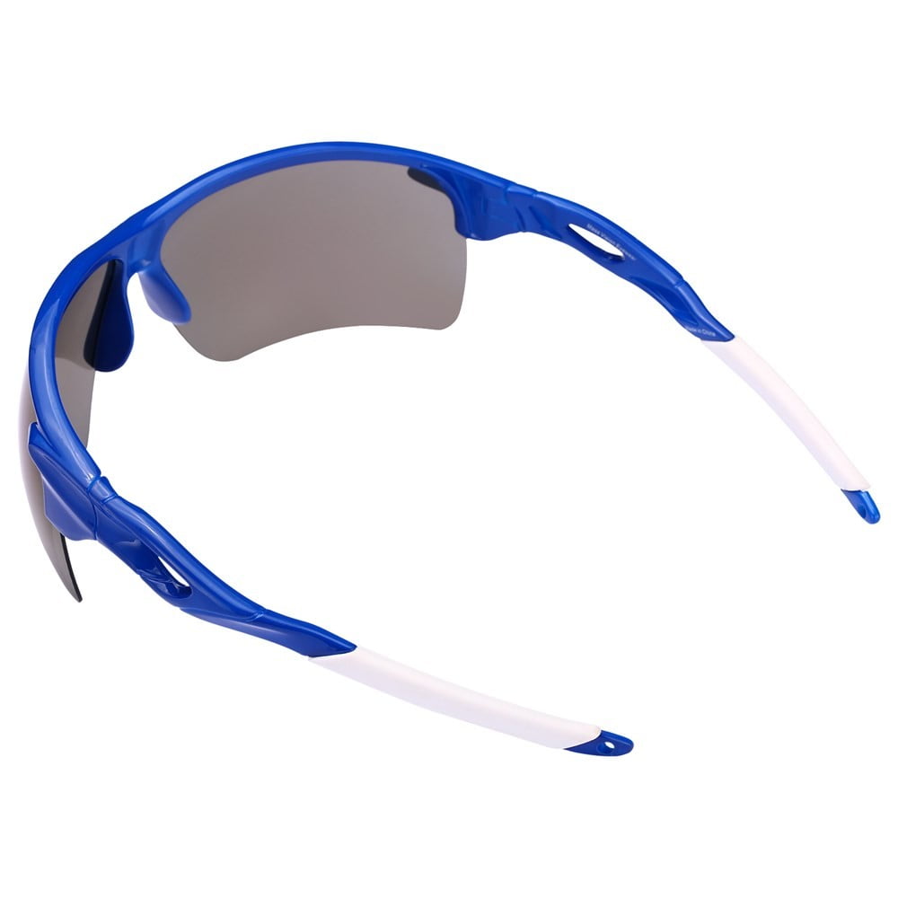2 Pair of Extra Large Polarized Sport Wrap Sunglasses for Men with Big Heads