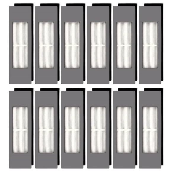 Kit de filtros HEPA de 12 piezas para Ecovacs DEEBOT OZMO N10 N10 Plus