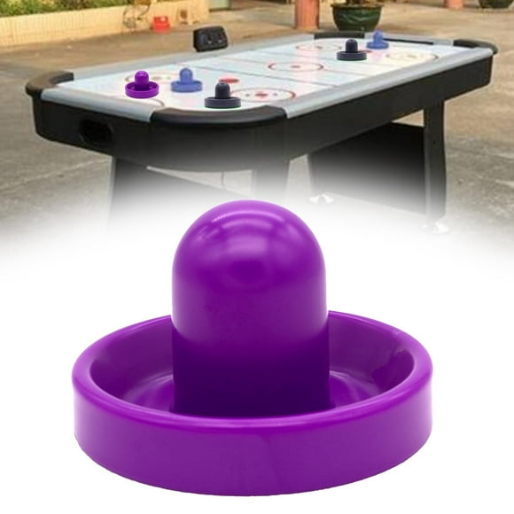 Air Hockey Pusher fieltro de gran tamaño Paddle para reemplazo de juego de mesa en casa Púrpura Cola Empujadores de hockey de aire