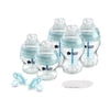 Tommee Tippee Fussy Baby Complete Set | 5 Ounce & 9 Ounce Advanced Anti-Colic Bottles, 0-6 Month Ultra-Light Pacifiers
