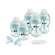 Tommee Tippee Fussy Baby Complete Set | 5 Ounce & 9 Ounce Advanced Anti-Colic Bottles, 0-6 Month Ultra-Light Pacifiers