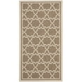 thumbnail image 2 of SAFAVIEH Courtyard Allison Oriental Indoor/Outdoor Area Rug, Brown/Bone, 6'7" x 6'7" Round, 2 of 10