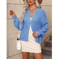 thumbnail image 4 of Zeagoo Cardigan Sweaters for Women Long Sleeve Chunky Knit Cardigan CEW Neck Button Down Fall Fashion, 4 of 6