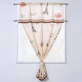 thumbnail image 2 of Cortina De Cocina Tipo C Eiffel Beige Colchas Concord Colchas Concord Eiffel, 2 of 2