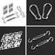 thumbnail image 3 of Tensores, 8pcs/Set Accesorios de instalación de kit de hardware de vela de sombrilla de acero inoxidable plateado con kit de instalación Ecomeon no, 3 of 6