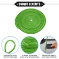 thumbnail image 3 of Unique Bargains Car Door Edge Guard 32.8ft U Shape Rubber Edge Trim Seal Strip Protector Universal PVC Iron Green, 3 of 7