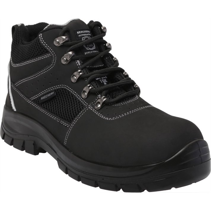 Skechers Work Men's Relaxed Fit Trophus Letic Steel Toe Work Boots