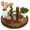 16", variant on 16" Wood Lazy Susan Turntable Organizer for Kitchen, Dining, and Bathroom