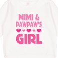 thumbnail image 3 of Inktastic Mimi and Pawpaw Girl Granddaughter Valentine Toddler Sweatshirt, 3 of 4