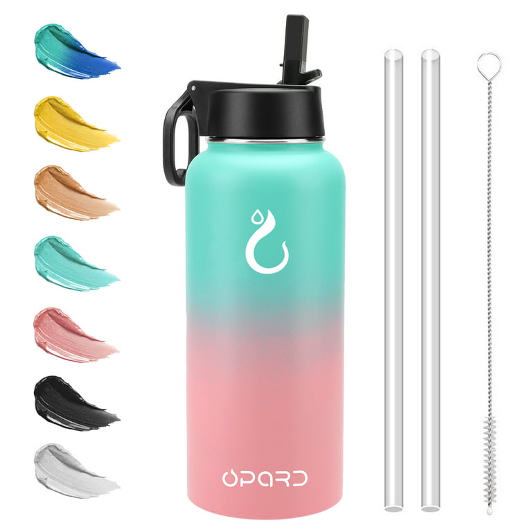 Insulated Water Bottle With Straw 32oz, Sports Water Bottle 1