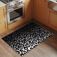 thumbnail image 3 of Ombre Leopard Washable Area Rug 2x3 Print Black White Gradient Low-Profile Area Rugs with Non Slip Backing Indoor Floor Carpet for Entrance Living Room Bedroom Home Office, 3 of 9