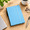 Clarity Blue, variant on Black A5 Professional Vegan Leather Journal with 100gsm Perforated Numbered Pages