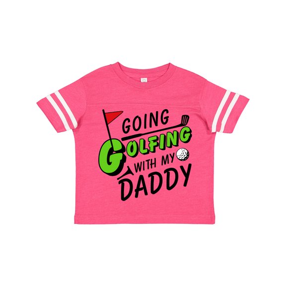 Inktastic Going Golfing with My Daddy Kids Golf Boys or Girls Toddler T-Shirt