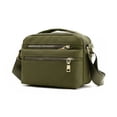 thumbnail image 1 of Hukapapa Bolsos de Hombro con múltiples Bolsillos Bolso de Viaje pequeño y liviano Correa Ajustable Verde, 1 of 5
