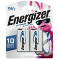 thumbnail image 1 of Energizer Lithium 9V Batteries (2 Pack), Lithium 9 Volt Batteries, 1 of 9