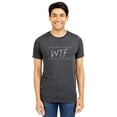thumbnail image 2 of I Silently Mouth The Words WTF At Least Times A Day Men's Modern Fit Fun Casual T-Shirt Printed Graphic Tee Charcoal Gray Large, 2 of 3