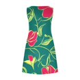 thumbnail image 3 of Vestido estilo suéter estampado sin mangas con cuello redondo para mujer OAVQHLG3B Store  lin121212, 3 of 4