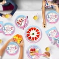 thumbnail image 2 of Happy Birthday Little Mermaid Theme Cartoon Children's Party Supplies, Tableware, Cake Decorations, 2 of 6