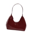 thumbnail image 1 of Bolso de hombro para mujer, bolso para mujer, para cumpleaños, trabajo, desplazamientos, primavera, al aire libre Rojo oscuro, 1 of 9