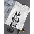 thumbnail image 3 of Dog French Bulldog Club T-Shirt Women -Image by Shutterstock, Female x-Large, 3 of 4