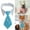 Blue, variant on Tvtnvo Dog Bow Tie Collar Pet Neck Tie Striped Collar Bib Scarf Adjustable Hook and Loop Fastener Relaxedable Suit for Puppy Pet Dog Wedding Birthday Party Accessory Black 9.4-11.8in