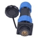 thumbnail image 3 of Enchufe de aviación, conector de alimentación impermeable Conector de enchufe de aviación cuadrado Enchufe impermeable Rendimiento inigualable, 3 of 12