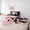 Black Pink D, variant on Erosebridal Letter L Bedding Comforter Set 7 Pieces for Girl, Cherry Blossoms Full Bedding Set, Black Pink