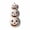 E 16", variant on Mskk 28-Inch Halloween Hollow Luminous Pumpkin Decoration, White & Black Pumpkin Plastic Pumpkin Face for Indoor Outdoor Home Garden Festive Decor