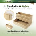 thumbnail image 3 of Set organizador de cajones BAMOTTO CRAFTBAMBOO Stack Bamboo x5, 3 of 7