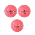 thumbnail image 1 of Pelotas de Golf de 3 Piezas, Pelota de Práctica de Golf de Doble Capa, Pelota de Entrenamiento de Golf de 1,68 Pulgadas, Pelota de Juego de Competició Rosa, 1 of 8